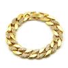 Amazon Joias de Hip Hop Europeu e Americano Estilo Hip Hop Ouro 18K Pulseira Masculina de Diamantes Completos com Corrente Cubana de Diamantes
