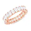 Anillo Cruzado Europeo y Americano Nuevo Producto Completo de Diamante y Circonita para Mujer Nicho Gama Alta Sensación de Lujo Ligero Estilo Ins Anillo de Dedo Resistente al Color Venta al por Mayor