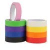 Cinta de Enmascarar de Color, Resistente a Altas Temperaturas, Desgarrable a Mano, para Muebles, Pintura en Aerosol de Automóviles, Enmascarado sin Dejar Residuos de Adhesivo, y para Manualidades con Cuentas