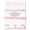 Pulsera de grava de piedra natural para tarjetas 2023 nueva moda femenina OL doble capa para hombres y mujeres pulsera de novias comercio exterior exclusivo