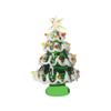Artesanías de Cristal Árbol de Navidad Regalo Festivo Polvo de Jade Verde Mini Árbol Escritorio Sala de Estar Micro Paisaje Mini Adornos