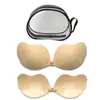 Almofadas de Sutiã Asa de Manga Cruzada Femininas para Reunião de Seios Pequenos Levantamento Silicone Fino Levantamento Almofadas de Seio Manga para Vestido de Casamento