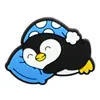 Nuevo Pingüino de Dibujos Animados Accesorios Planos para Joyería Accesorios para el Cabello Bolsas Fundas para Teléfono Móvil Accesorios DIY Parche Suave de PVC Lindo