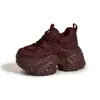 Zapatillas Rojas Estilo Papá para Mujer 2026 Otoño e Invierno Nuevo Estilo Zapatos Casuales para Mujeres Bajitas Versátiles con Pedrería Suela Gruesa que Aumenta la Altura Zapatos de Mujer