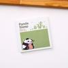 Lindo cuaderno de panda estilo nacional para estudiantes, caricatura, no adhesivo, desgarrable, de alta calidad, papel para notas, bloc de mensajes