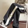 Pantalones para Hombre Otoño/Invierno Tallas Grandes para Hombre Pantalones Casuales Pantalones de Rayas en Contraste Pantalones Deportivos Rectos Sueltos para Hombre