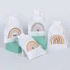 Bolsa de Regalo de Dulces Temática Arcoíris Xiyin Temu Transfronteriza Bolsa Decorativa para Fiesta Estilo Bohemio Temática Arcoíris