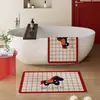 Tapete de Piso de Couro, Tapete de Entrada Antiderrapante, Espessado, Simples, Secagem Rápida, Tapete de Carpete Absorvente de Água para Entrada de Banheiro e Lavabo