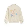 Sudadera con Estampado de Dibujos Animados Creativo y Cuello Redondo para Hombre, Estilo Casual Holgado, Suéter Americano High Street para Primavera y Otoño