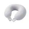 Almohada fresca en forma de U de espuma viscoelástica para avión y viajes largos en coche, almohada de soporte para el cuello portátil, esencial para dormir en viajes, almohada de soporte para el cuello para aliviar el estrés