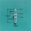 Conector de Manguera Pagoda Transparente Adaptador de Tamaño de Manguera de Silicona Impermeable Plástico PP Empalme a Tope Reductor Recto