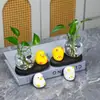 Vaso de Pato Fofo, Arranjo de Flores para Sala de Estar, Pequenos Enfeites de Mesa, Decoração de Escritório, Recipiente de Vidro Transparente para Flores Hidropônicas, Novo Produto Transfronteiriço