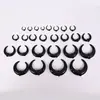 Serie Personalizada de Oreja de Cuerno Transfronteriza Acrílico Varias Especificaciones de Color Joyería para Piercing de Cono Apuntado en Forma de U Oreja