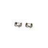 Onihan S925 Plata Esterlina Aretes de Hombre de Jengibre para Mujer Corea del Sur Distintivo Moderno Hebilla para la Oreja Aretes Retro Lindos Sentido Avanzado