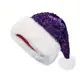 Nueva Decoración Navideña 2025 Sombrero de Pelo Largo Espeso Sombrero de Ambiente Sombrero de Lentejuelas de Doble Capa Sombrero Estilo Shanghai Sombrero Navideño Personalizado