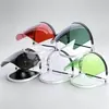 Casco de seguridad con visera protectora de marco de aluminio y pantalla facial protectora de alta transparencia, a prueba de salpicaduras, resistente a impactos, especializado para reparaciones multiescenario