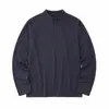 Otoño 2026 Nuevo Corte Sin Costuras Moda Masculina Media Cremallera Cuello Alto Manga Larga Elástico Transpirable Camiseta Casual