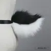 Envío directo de una pieza Cola de animal simulada Fiesta Comic Show Vestido Disfraz de actuación Accesorios para transmisión en vivo Cola de conejo de felpa linda