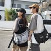 2023 Nueva Bolsa de Herramientas de Nylon Moda Japonesa Casual Bolso Cruzado de Bollo Unisex Estudiantes Universitarios Bolsa de Clase