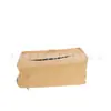 Caja de Pañuelos de Kraft Nueva Personalizada Impermeable Ecológica Caja de Servilletas de Papel Caja Extractora de Papel Kraft para el Hogar Marrón
