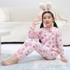 Ropa Infantil de Otoño e Invierno Ropa Infantil Camiseta Base con Forro Polar Ropa Interior de Cachemira Gruesa y Cálida para Jóvenes Traje de Ropa para el Hogar