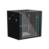 Gabinete de red pequeño de montaje en pared 6u9u modular 12u equipo de monitoreo y conmutación estándar de 19 pulgadas caja eléctrica de bajo voltaje