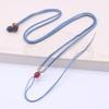 Corda Ágata Vermelha Enrolamento Feito à Mão Pingente Trançado Cordão Sachê Faça Você Mesmo Ouro Jade Jade Colar Corda para Homens e Mulheres