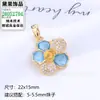 Luxo Leve, Brincos de Pérola Florais Exquisitos e Versáteis com um Design Elegante de Nicho, Conjunto de Anéis Acessórios Gentil e Estiloso
