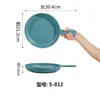 Prato criativo azul nórdico prato de café da manhã doméstico prato de churrasco coreano prato de lanche prato de celebridade da internet louça de melamina com alça