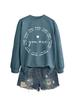 Sudadera de Amazon para Mujer con Estampado de Letras Casual para Otoño e Invierno, Cuello Redondo, Manga Larga, Muy Resistente y Sorprendente