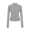 Jaqueta Acolchoada com Zíper Duplo Estilo Americano para Mulheres, Gola Alta, Corte Justo, Quente, Valoriza a Silhueta, Cardigan Moletom com Cintura Marcada, Branco