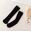 Calcetines para niños al por mayor color sólido doble tejido calcetines sin talón calcetines de algodón para niños calcetines de felpa de princesa para niñas calcetines de bebé
