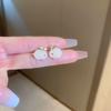 Diseño de Nicho Anti-pérdida Hilo para Oreja Pendientes Largos con Borla Elegantes Versátiles Nuevos Pendientes de Conejo de Jade Pendientes