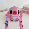 Bolso de Silicona Infantil Nuevo de Dibujos Animados Transfronterizo Bolso de Hombro de Moda Stilwell Bolsa para Guardar Juguetes Bolsa para Auriculares Bolso Cruzado