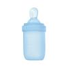 Cuchara Personalizada para Papilla de Arroz para Bebé Cuchara para Alimentar Papilla de Arroz para Bebé con Fondo Plano de Gran Capacidad a Prueba de Fugas Botella de Silicona para Exprimir Papilla de Arroz