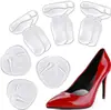 Gel Transparente para Cuidado del Pie Cómodo Anti-rozaduras Set de 6 Pares Almohadilla Delantera Almohadilla para Talón