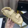 Zapatos de Mujer Transfronterizos para Uso en Exteriores, Zapatos de Playa Slip-On Suaves de Primavera y Verano Estilo Chanel, Zapatos Slip-On de Mujer para Verano, Transpirables
