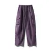 Calça de Caminhada IZEXX para Exterior Tripla Prova Sem Flúor para Homens e Mulheres, Outono Impermeável Solta de Perna Reta Corte Curvo Calça de Trabalho