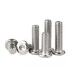 Tornillos de acero inoxidable 304 en stock, tornillos de cabeza plana hexagonal avellanada M2-M10, tornillos para muebles de cabeza plana avellanada