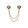 Amazon Transfronterizo Clip para Suéter Cara Cortada Uñas de Diamante Brillantes Clip para Cuello Margarita Moda Borla Clip para Cintura
