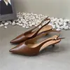 Zapatos de Noche de Verano para Mujer Estilo Coreano con Faldas, Tacones de Aguja Versátiles de Altura, Zapatos de Salón de Punta Fina Estilo Francés de Tacón Medio