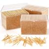 Palillos de Bambú Palillo para Comida Aperitivo Fruta Barbacoa Kebab Cóctel Dial Palillo Gadget de Cocina Palillo de Bambú Palillos