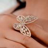 Amazon comercio exterior nuevo estilo bohemio europeo y americano juego de 6 piezas anillo de hoja de diamante combinación de pulsera abierta