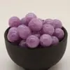 Pedras Soltas de Calcedônia Roxo Lilás Acessórios de Miçangas Cristal para DIY Pulseira Tecida à Mão Acessórios para Colar