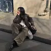 À Pronta Entrega Estilo Coreano Primavera 2026 Novo Casual Vintage Solta Emagrecedora Estilo Bf Biker Jaqueta de Couro PU para Mulheres