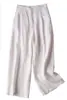 Pantalones Anchos Nuevos 2026 para Mujer, Pantalones de Algodón y Lino de Verano Nuevos de Moda, Pantalones Sueltos de Lino para Estudiantes, Pantalones Casuales