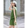 Conjunto de Moda Estilo Europeo Old Money para Mujer Petite Verano 2026: Conjunto de Dos Piezas: Chaleco para Viajar y Pantalones Anchos