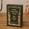 Decoração de livro falso retrô estilo europeu estante de livros de estudo modelo de sala decoração suave Adereços de fotografia para cinema e televisão caixa de livro falso
