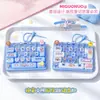 Teclado de brinquedo original genuíno Urso Boa Noite para alívio do estresse com 26 teclas, popular entre celebridades da internet, brinquedo infantil, pingente de mochila, atacado