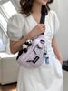 Japonês ins bolsa de cintura simples all-match homens e mulheres workwear crossbody saco peito estudante universitário grande capacidade casual urso cintura bolsa